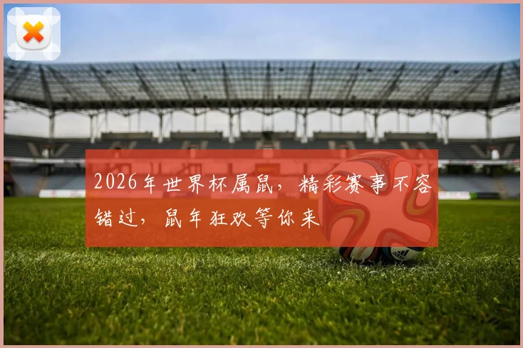 2026年世界杯属鼠，精彩赛事不容错过，鼠年狂欢等你来